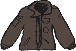 winter coat drawing